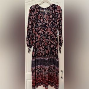 Old Navy Paisley Maxi Dress, Sz XS